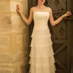 Robe de mariée année 20 Gatsby style vintage JEANNE alesandra paris