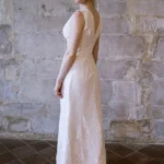 Robe de mariée décolleté V dentelle simple KATE alesandra paris