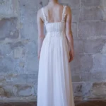 Robe de mariée style grecque fluide bohème ELEANORE alesandra paris