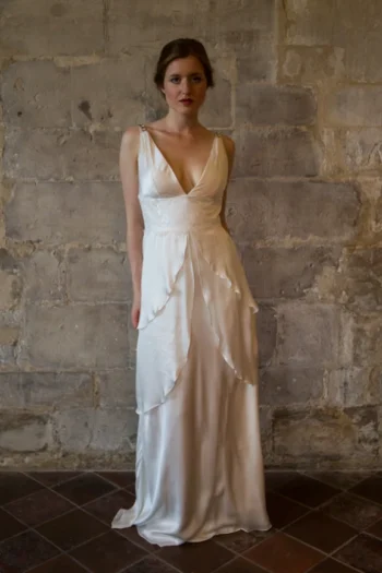 Robe de mariée style vintage année 30 GABRIELLE alesandra paris