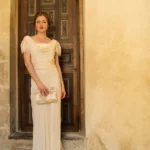 Robe de mariée vintage romantique année 30 bias cut HARRIETTE alesandra paris