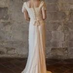 Robe de mariée vintage romantique année 30 bias cut HARRIETTE alesandra paris
